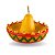 Vela Artesanal Chapéu Mexicano para decoração - Imagem 1