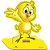 MDF Personagem P Pintinho Amarelinho - Festcolor - 1Un - Imagem 1