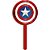 MDF Pick Decorativo Capitão América Avengers - Festcolor - 1Un - Imagem 1