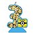 VELA TEMATICA MINIONS Nº 3 - Festcolor - 1Un - Imagem 1