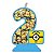 VELA TEMATICA MINIONS Nº 2 - Festcolor - 1Un - Imagem 1