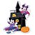Guardanapos de Papel Castelo Disney Halloween 33cm - 20 Un - Imagem 1