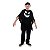 Poncho Com Gorro Assustador Halloween - Cromus - 1 Un - Imagem 1