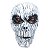 Máscara Crânio Fantasma Sombrio Halloween - Cromus - 1 Un - Imagem 1