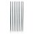Vela Palito Gigante Prata 35 cm - Silver Plastic - 6 un - Imagem 1