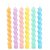 Vela Macaron Candy Color - Silver Plastic - 6 Un - Imagem 1