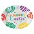 Prato Papel Happy Easter - Silver Plastic - 10 un - Imagem 1
