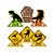 Decoração de Mesa - Reino dos Dinossauros - 06 UN - Regina - Imagem 1