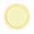 Prato Papel Liso Candy Color Amarelo - Silver Plastic - 8 Un - Imagem 1