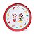 Bandeja Mickey e Minnie Noel Branco Vermelho  Verde  26,6cm - 1 Un - Imagem 1