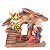 Presepio Na Gruta com Iluminação 20cm AAA - 1 Un - Imagem 1