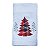 Toalha Rosto Pinheiro Branco Vermelho  40X71cm - 2 Un - Imagem 1