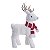 Rena Cachecol Listra Branco Vermelho 33cm (Phoenix) - 1 Un - Imagem 1