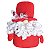 Noel com Chapéu Doces Vermelho Branco  (Sugar)  - 1 Un - Imagem 1
