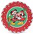Sousplat Mickey e Minnie 33X33cm - 1 Un - Imagem 1