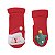 Meia Botinha para Bebê Noel Vermelho Branco 16cm - 1 Un - Imagem 1