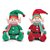 Elfo Decorativo Sentado Sortido Vermelho Verde 60cm - 1 Un - Imagem 1