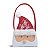 Bolsinha Noel Vermelho Branco 18X11cm - 1 Un - Imagem 1