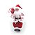 Papai Noel Decorativo com Saco Sentado Branco Vermelho 50cm - 1 Un - Imagem 1