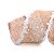 Fita aramada Juta Borda Plush Bege Branco 6,3X914cm - 1 Un - Imagem 1