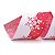 Fita Floco de Neve Branco Vermelho 9.14X6.3cm - 1 Un - Imagem 1