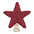 Ponteira de Árvore Estrela Vermelho 18cm - 1 Un - Imagem 1