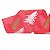 Fita Pinheiro Vermelho Branco Ouro 914X6,3cm - 1 Un - Imagem 1