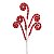 Galho Decorativo 5 Candies Vermelho Branco Verde 57cm - 1 Un - Imagem 1
