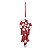 Enfeite Pendurar Candy Vermelho Branco 18cm - 1 Un - Imagem 1