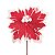 Poinsetia Vermelho Branco - 1 Un - Imagem 1