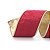 Fita Trabalhada Vermelho Ouro 6,3X914cm - 1 Un - Imagem 1