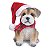 Enfeite Pendurar Cachorro com Gorro 12,4cm - 1 Un - Imagem 1