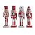 Soldadinho de Chumbo Decorativo Sortido Vermelho Branco 25cm - 1 Un - Imagem 1