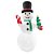 Inflável Boneco de Neve Branco 150cm Bivolt - Imagem 1