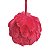 Bola Folhas Vermelho 10cm - Jogo com 4 Peças - Imagem 1