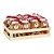 Cachorro com Gorro Liso Xadres Sortido Vermelho Branco (Mini Box) - 1 Un - Imagem 1