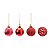 Bola Sortido Vermelho 4cm - Jogo com 35 Peças - Imagem 1