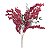 Galho Grande com Folhas/Frutas Verde Vermelho 50cm - 1 Un - Imagem 2
