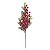Galho Médio com Frutas Folhas Vermelho Verde 50cm - 1 Un - Imagem 2
