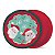 Prato de Papel Redondo Natal Candycane 18cm - 8 Un - Imagem 1