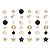 Cortina Decorativa Midnight 150cm - 6 Un - Imagem 1