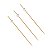 Palito em Bambu para Petiscos 12cm Bolinhas Peroladas - 20 Un - Imagem 1