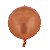 Balão Metalizado Redondo com Canudo Rose Gold 18" - Imagem 1