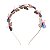 Tiara de Borboletas Multicolor - 1 Un - Imagem 1