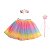 Kit Tutu Varinha e Tiara Multicolor - Kit com 3 peças - Imagem 1