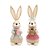 Casal Coelhos Decorativos Coloridos (Riviera) - 2 Un - Imagem 1