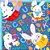 Express ABC Azul 24x24 - 25 un - Imagem 1