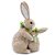 Coelhos Abraçados Bege, Rosa e Verde (Banoffee) - 1 Un - Imagem 1