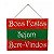 Placa Boas Festas 3 Partes MDF - 1 Un - Imagem 1
