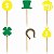 Palito Decorativo St. Patrick's Day P - 6 unidades - Imagem 1
